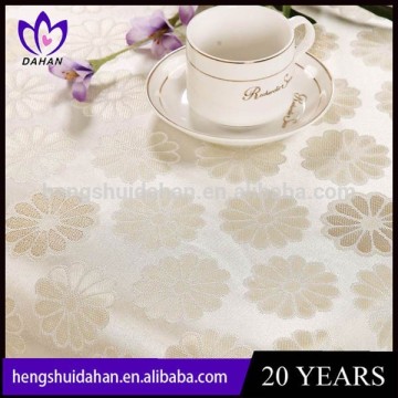 poly and cotton jacquard table cloth table cover China manufacturer