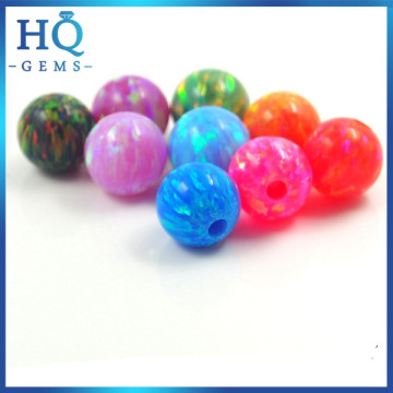 Opal cabochon ball beads color card synthetic fire opal