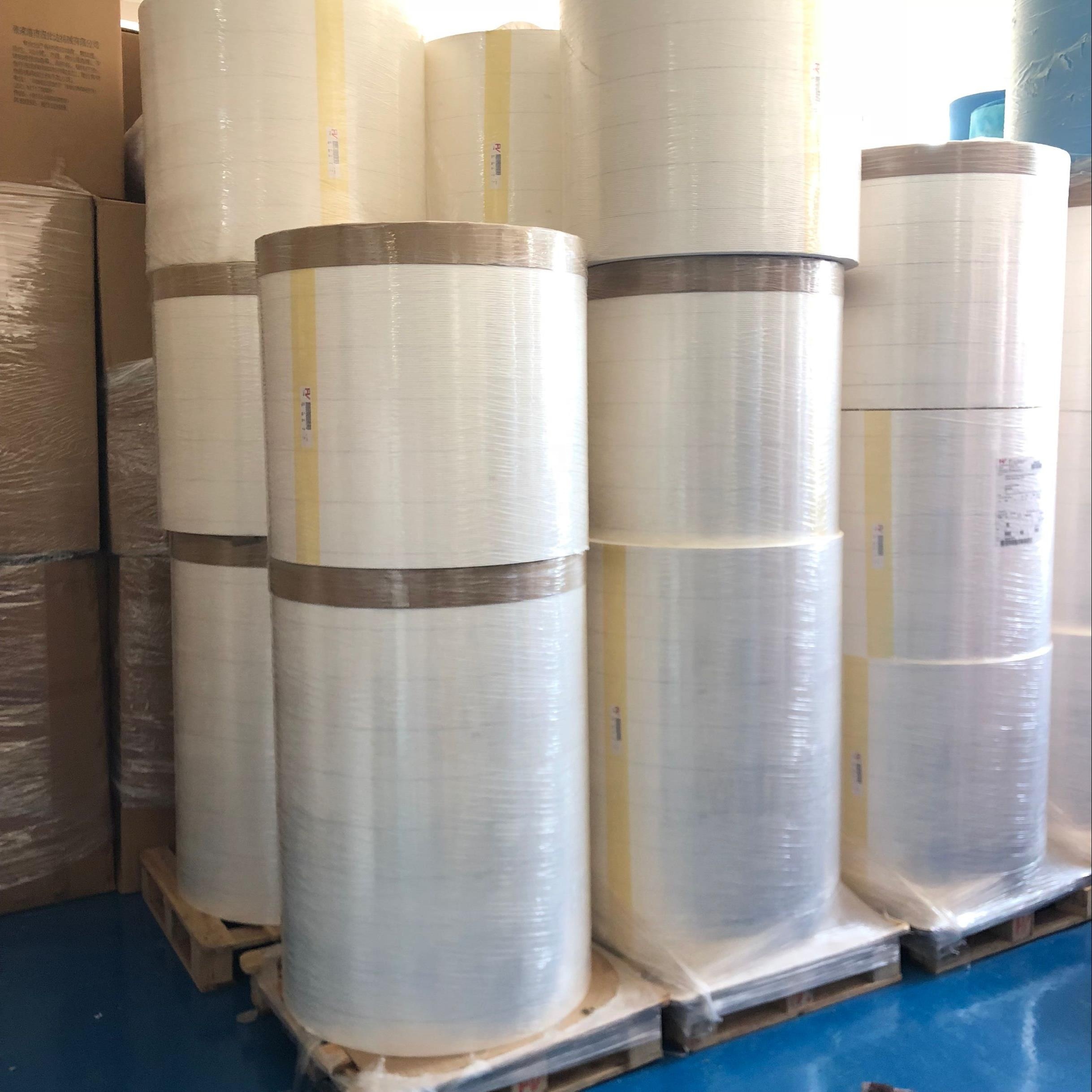 Raw Material Polyester 80% Cellulose 20% Roll Synthetic Paper Media For Air Filter
