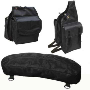 Free Sample Trail Riding Endurance Saddle Bag Set - Durable Horn and Cantle Bags