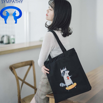 Customized art bag simple single shoulder shopping bag