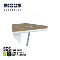 Smart light blue PVC edge modern conference table for meeting room