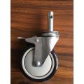 4 inch stem casters with pu wheels