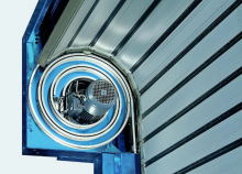 Industry hard high speed spiral door