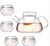 Borosilicate Double Wall Glass tea pot/double wall water glass/tea pot