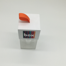 colored retail offset printed window cardboard packaging box