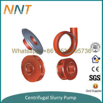 Standard slurry pump spare parts and OEM slurry pump parts