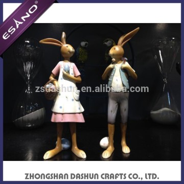 New design resin rabbit statue