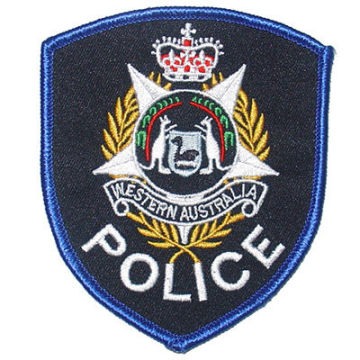 ​custom Police Embroidery Patch And Back Badge