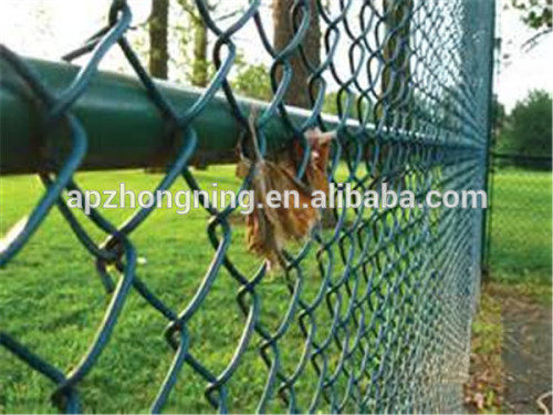 Chain link fence with round post(manufacturer and export)