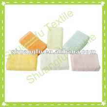 100% bamboo fiber solid color soft face towels