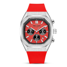 Men's Multifunctional Timing Calendar Quartz Watch - Square Fashion Sports Watch