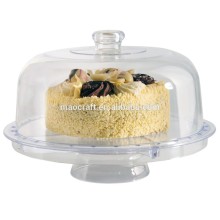 Glass Cake Stand With Cover For Weddings