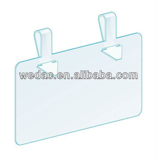 Plastic name tag holder