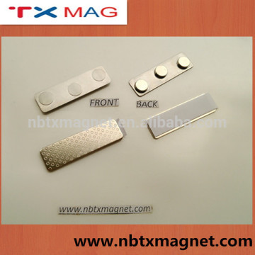 metal badge fastener