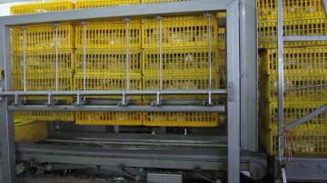 Crates stacker & Destacker machine