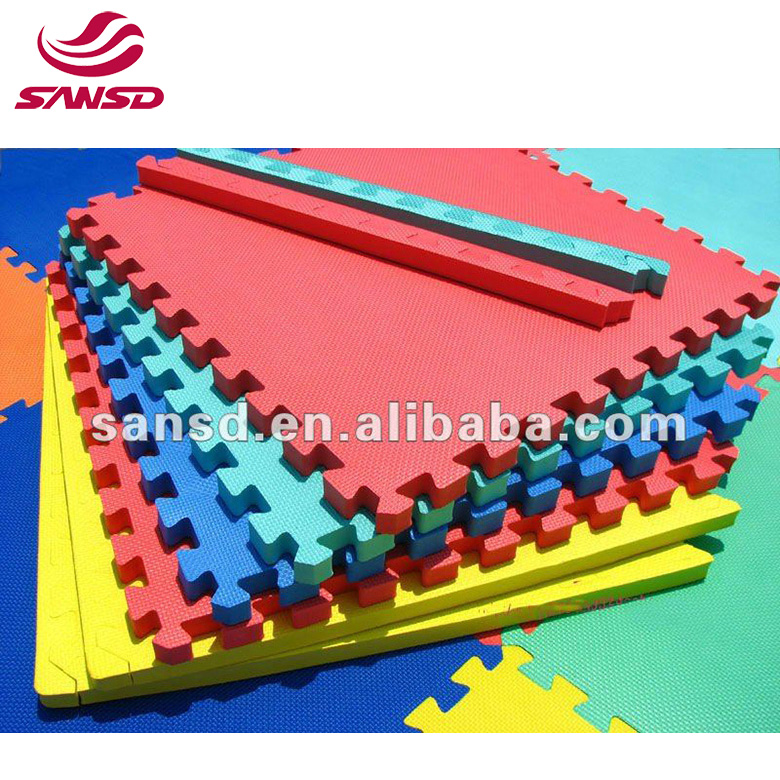 High quality colorful interlinking EVA foam material Tatami Mat