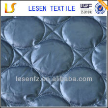 Lesen Textile embossed pongee quilted fabrics wholesale for jacket