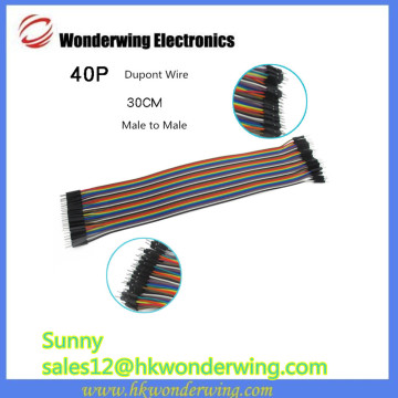 Electrical Cables 40P Dubond thread male to male 30cm