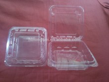 clear disposabel fruit packing trays for blueberry strawberru cheery PET