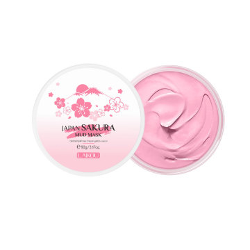 LAIKOU Wholesale 90g Sakura Cleaning Brightening Face Clay Mud Cream