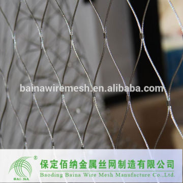 stainless steel rope mesh,stainless steel wire rope mesh for zoo mesh,stainless steel rope mesh for protection mesh