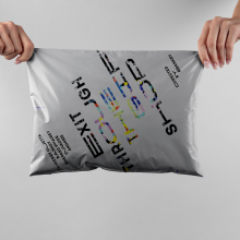 Custom Logo PBAT PLA Biodegradable Pink Mailing Bags for Baby Clothing