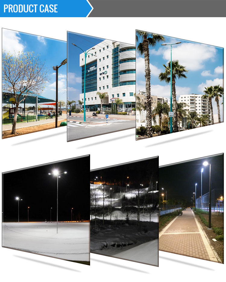IP66 IK10 100W LED Street Light Aluminum Lamp Body 4000K/5000K Warm White Color Temperature for Road Application