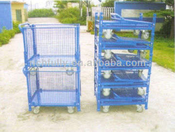Cheap Price Storage Logistics Wire Cage With Wheels