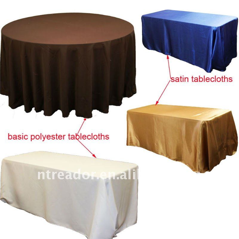 Outdoor black banquet tablecloth wedding table cloth restaurant party