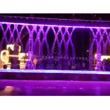 International Convention and Exhibition Center: Innovative Metal Digital Water Curtains and Waterfall Fountains