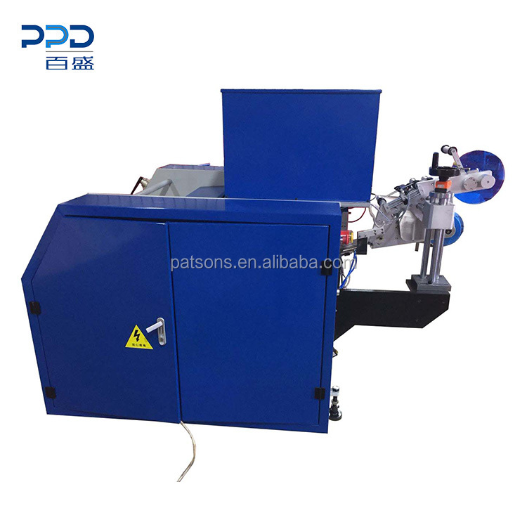 Good price electric 4KW automatic cling wrap film dotted label rewinder machine