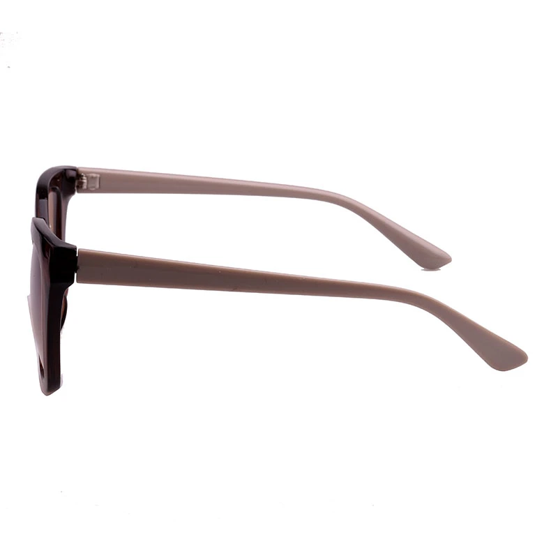 Women Fashion Metal Nose Brown Sunglasses