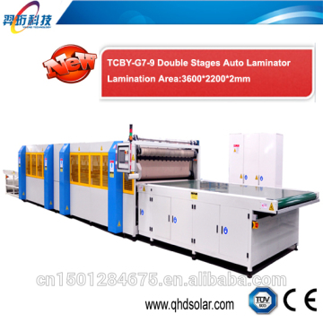 High efficiency solar laminator