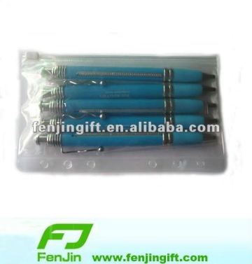 Cheap zipper pvc pen bag