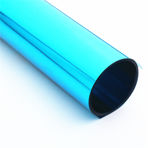 Roll Lembaran Plastik PVC Warna Biru Custom
