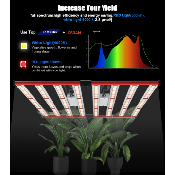 Aglex Samsung Neue Ankunft 800w Hydroponic wachsen Licht