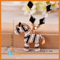 Bán buôn bán nóng Zebra hình Rhinestone Pendant vòng cổ