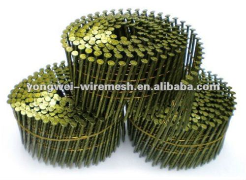 vinyle coated coil nail