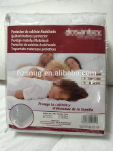 Quilted mattress protector