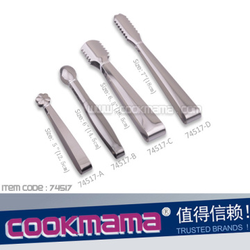 stainless steel food serving tongs