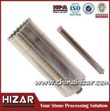Angle core drill bit
