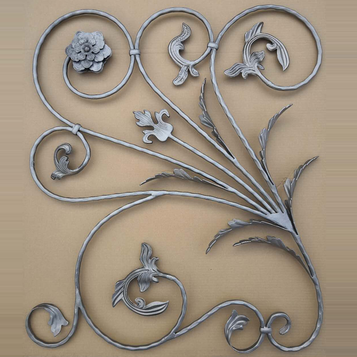 Wrought Iron Gate Decorative Ornaments Panels For Wrought iron Gate railing Or fence decoration Ornament