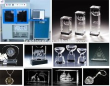 Cherished Technical 2 Heads Crystal 3D Laser Photo Machine