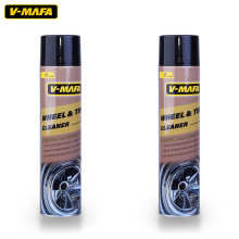 foaming automobile shine polish wheel tire cleaner aerosol