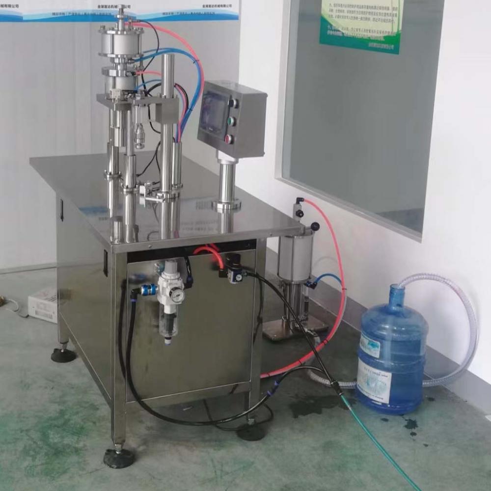 Semi Automatic Aerosol Filling Machines Plc Middle 1