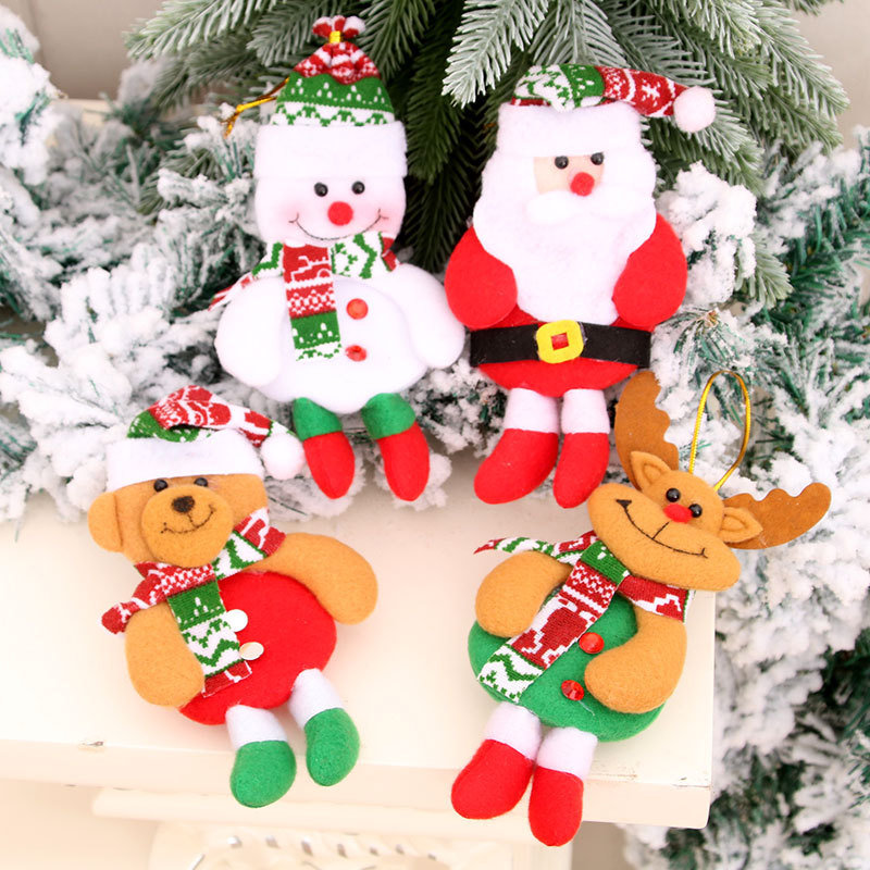 Retractable Christmas Doll Merry Christmas Decor For Home Santa Claus Deco Christmas Ornament Xmas Gifts Noel 2021 New Year 2022