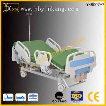 cheap 3 function manual hospital bed with ABS head & foot boards