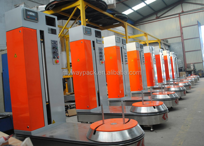 Luggage stretch film wrapper/Automatic airport baggage packaging machine manufacturer supplier