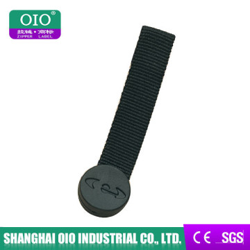 OIO Stylish Practical Woven Tape Zipper Puller With Plastic Black Puller For Zipper Sliders